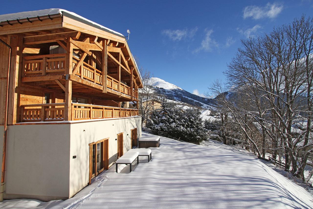 Odalys Chalet Nuance De Blanc Villa Alpe d'Huez Buitenkant foto